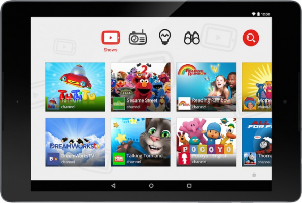 YouTube Kids на Android и iOS