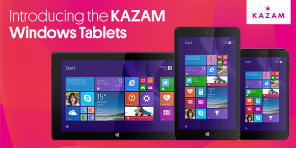 KAZAM L10, L8 и L7 — трио бюджетных Windows-планшетов