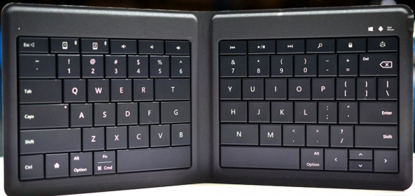 Новая раскладная клавиатура для мобильных от Microsoft
