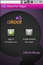 iSkoot for Skype 1.0.1. Скриншот 1