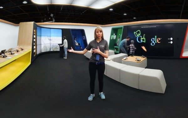Google предлагает виртуально посетить свой магазин в Лондоне