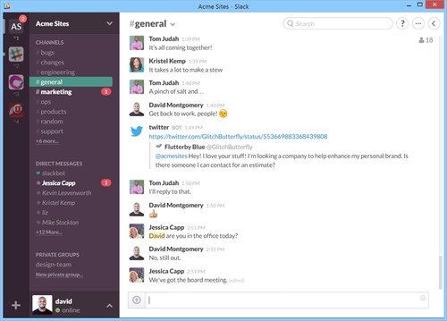 Сервис корпоративных чатов Slack получил Windows-приложение