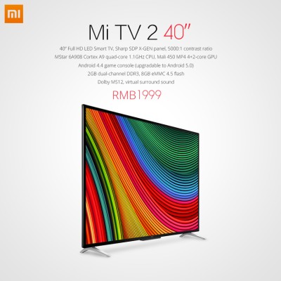 Xiaomi Mi TV 2: тонкий, мощный, красивый и умный