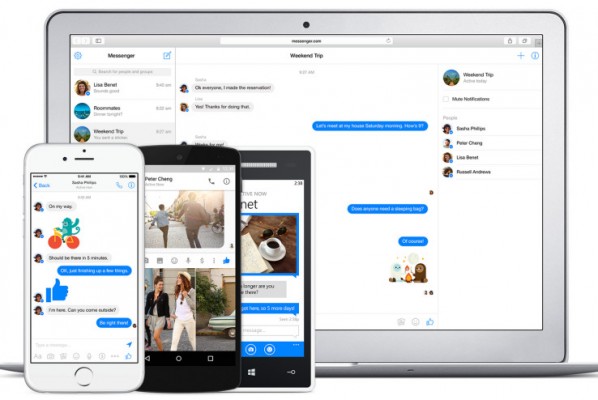 Facebook* Messenger теперь доступен в вебе