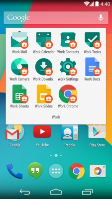 Google выпустила приложение Android for Work для разделения данных на рабочие и личные