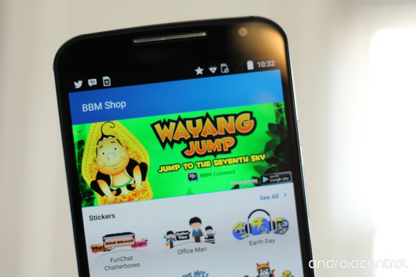 В мессенджере BBM для Android появились полноценные игры