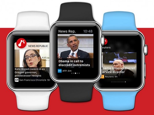 Новостное приложение News Republic теперь доступно на Apple Watch