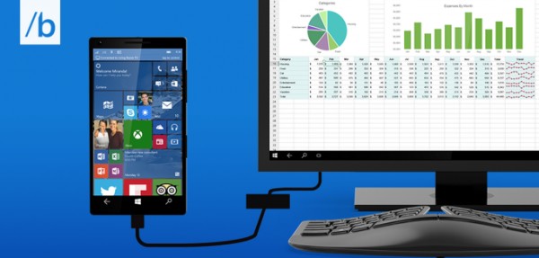 Microsoft показала Continuum for Phones — конвертацию смартфона в компьютер