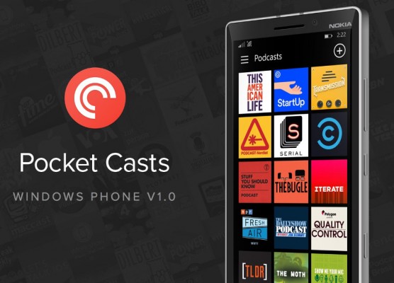 Приложение для подкастов Pocket Casts вышло на Windows Phone