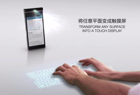 Lenovo Smart Cast — проект смартфона с встроенным проектором