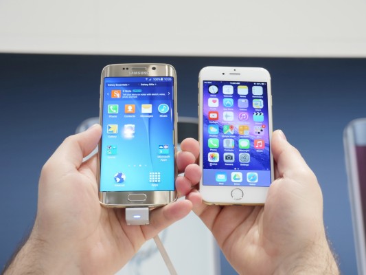 Samsung сравнила Galaxy S6 Edge и iPhone 6 в новых промо-видео