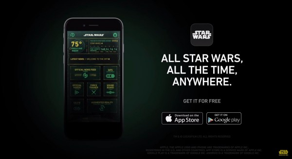 Вышло официальное мобильное приложение Star Wars для поклонников франшизы