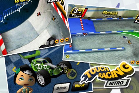 Touch Racing Nitro 1.2.3. Скриншот 1