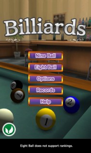 3D Billiards G 1.1. Скриншот 1