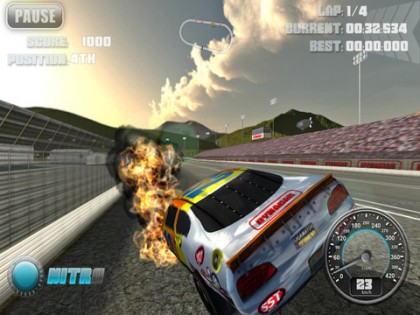 Nos Car Speedrace 1.20. Скриншот 2