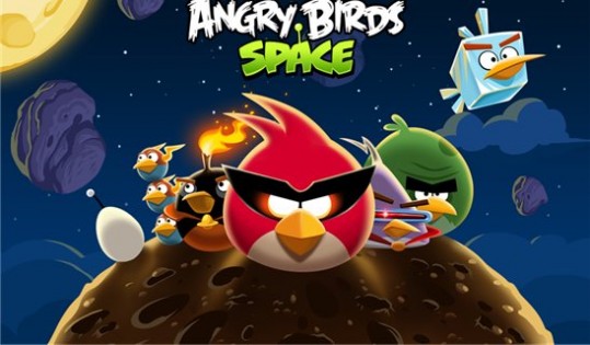 Angry Birds Space. Скриншот 1