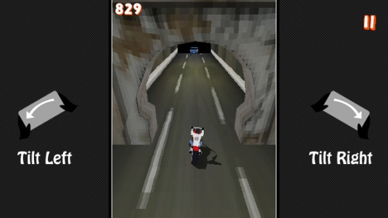 3D Moto Racing. Скриншот 1