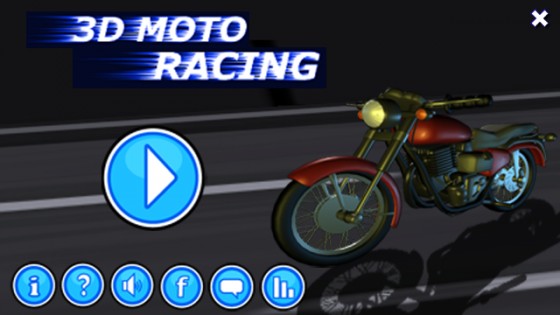 3D Moto Racing. Скриншот 2