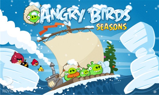 Angry Birds Seasons. Скриншот 2