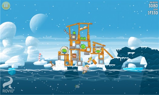 Angry Birds Seasons. Скриншот 3