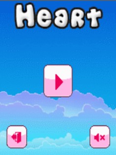 Flappy Heart. Скриншот 1