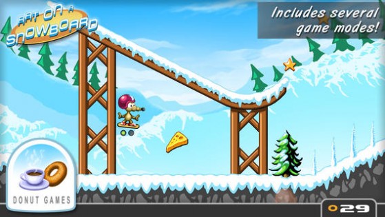 Rat On A Snowboard 1.12. Скриншот 3