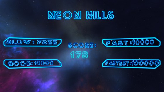 Neon Hills Trial Racing 0.72. Скриншот 1