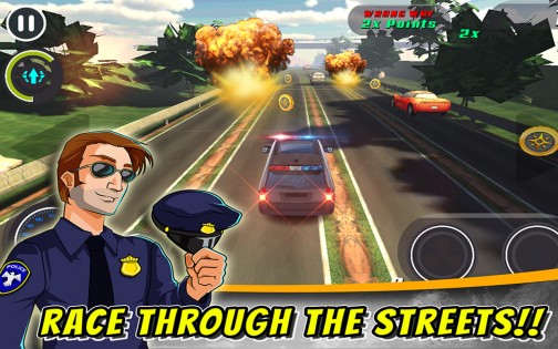 Cop Riot ! 3D Car Chase Race 1.02. Скриншот 1