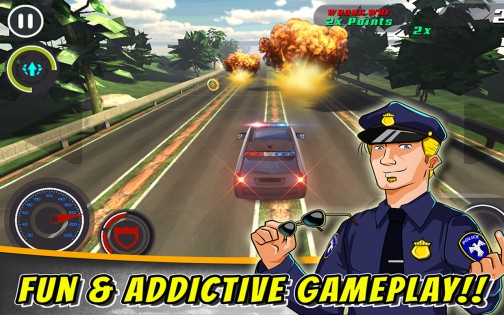 Cop Riot ! 3D Car Chase Race 1.02. Скриншот 2