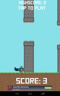 Flappy Minecraft 1.2. Скриншот 3