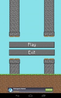 Flappy Minecraft 1.2. Скриншот 1