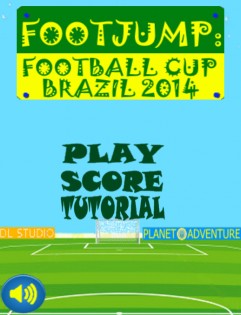 FOOTJUMP: Football cup Brazil 2014 1.0. Скриншот 1