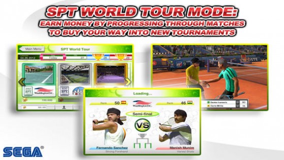 Virtua Tennis Challenge. Скриншот 1