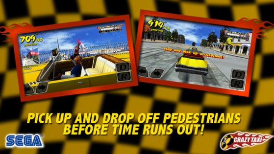 Crazy Taxi. Скриншот 2