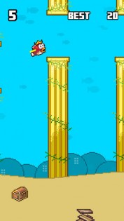 Splashy Fish - The Adventure of a Flappy Tiny Bird Fish. Скриншот 3