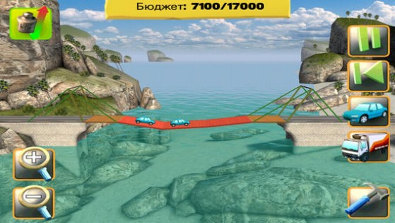 Bridge Constructor. Скриншот 1