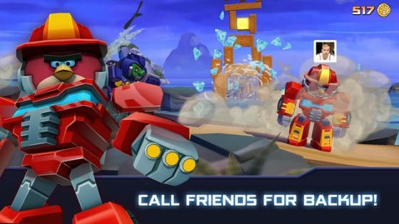 Angry Birds Transformers. Скриншот 2