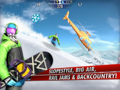 SuperPro Snowboarding. Скриншот 1