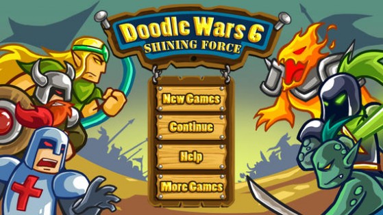 Doodle Wars 6: Shining Force. Скриншот 1