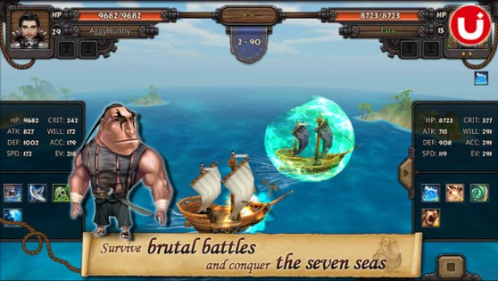 Rage of the Seven Seas. Скриншот 1