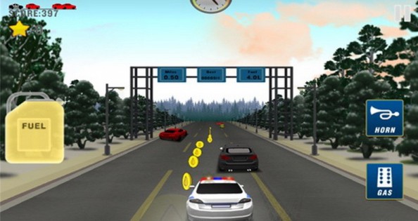 Police Car Chase. Скриншот 3