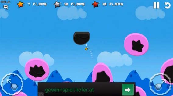 Flappy Golf. Скриншот 3