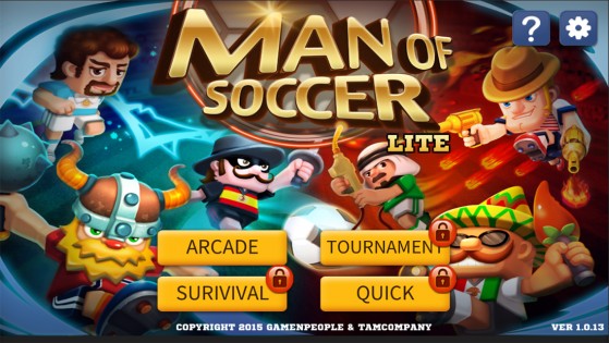 Man of Soccer Lite 1.0.15. Скриншот 1