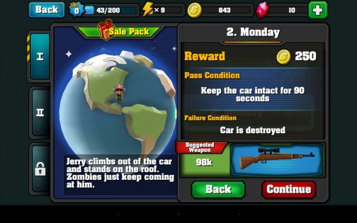 Action of Mayday: Zombie World 1.3.1. Скриншот 3