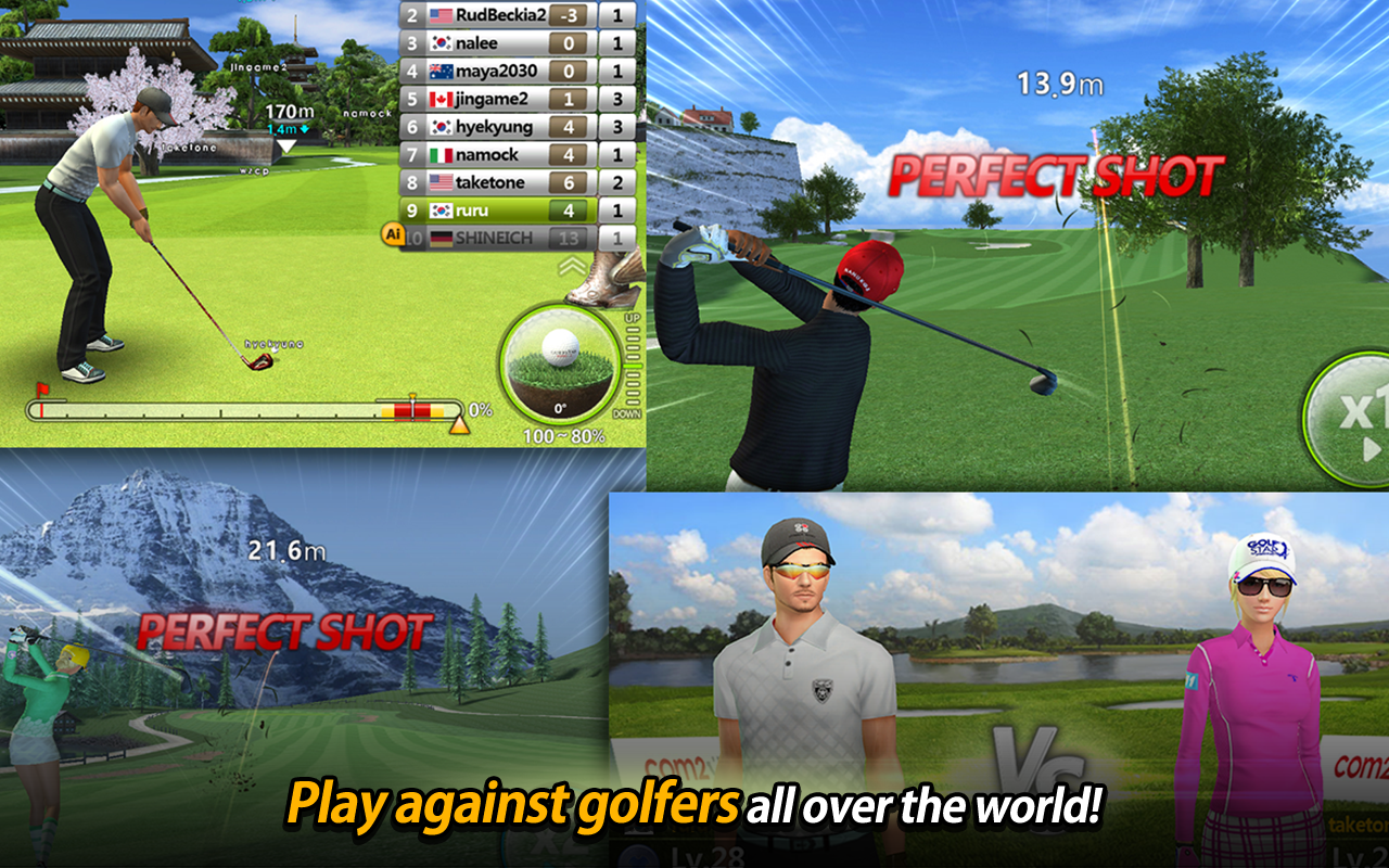 Скачать GolfStar 5.2.1 для Android - 1280 x 800 png 1750kB