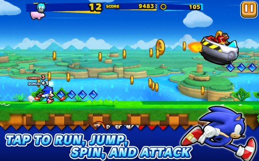Sonic Runners 2.0.3. Скриншот 2