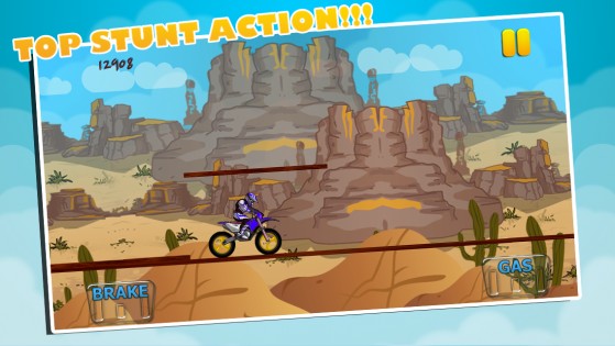 Speedy Bike Stunts : Hill Race 1.6. Скриншот 3
