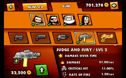 Nun Attack 1.0.14. Скриншот 1