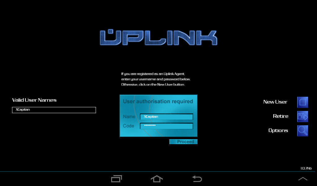 Скачать Uplink 1.0.7 для Android - 1024 x 600 png 81kB