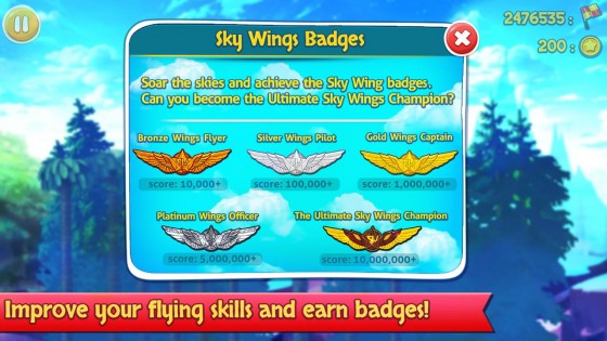 Sky Wings 1.7. Скриншот 4